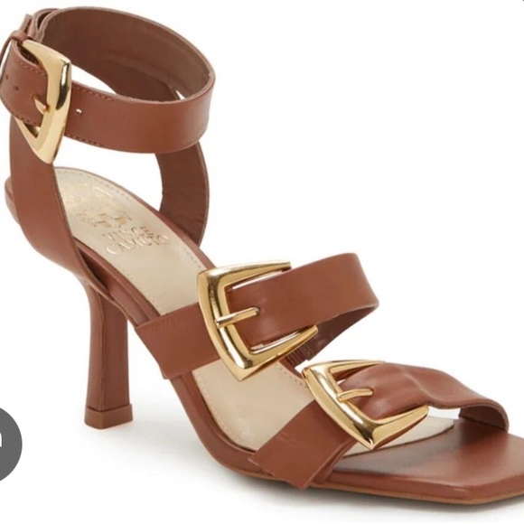BNWOB Vince Camuto Jeminstie Buckled Heeled Sandals - 8.5 - Picture 2 of 9